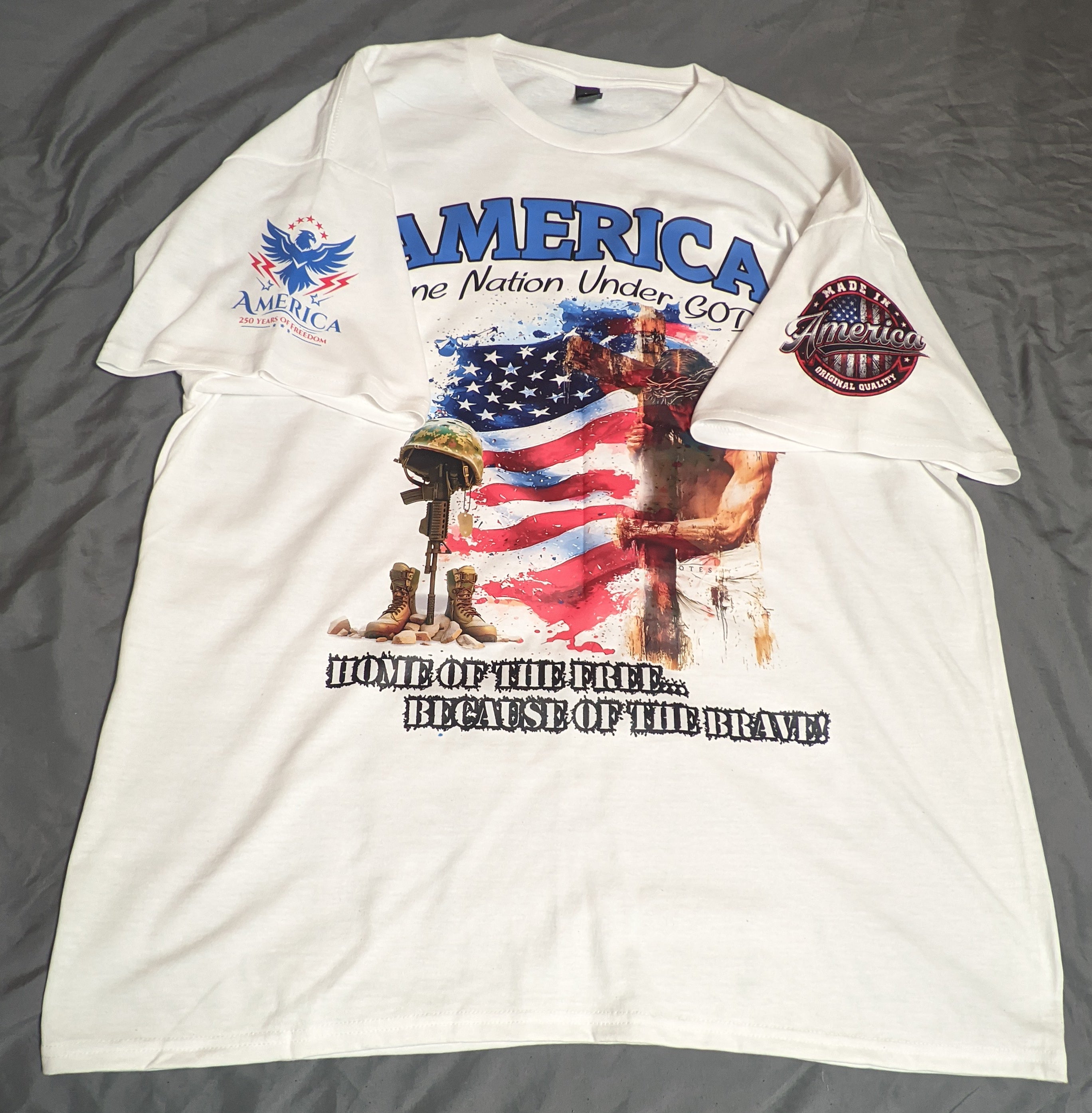 America One Nation Under God T-Shirt – Wounded Warrior Project