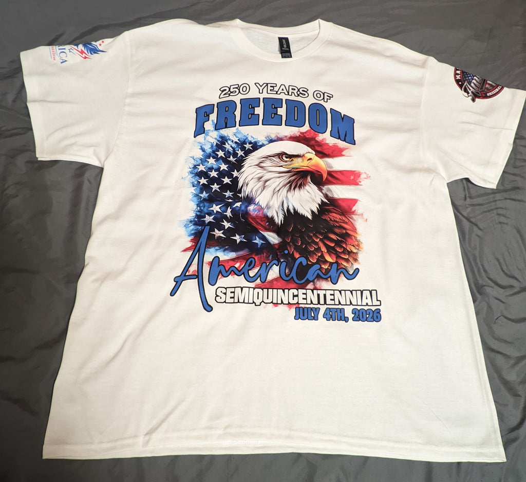 250 Years of Freedom – American Semiquincentennial T-Shirt