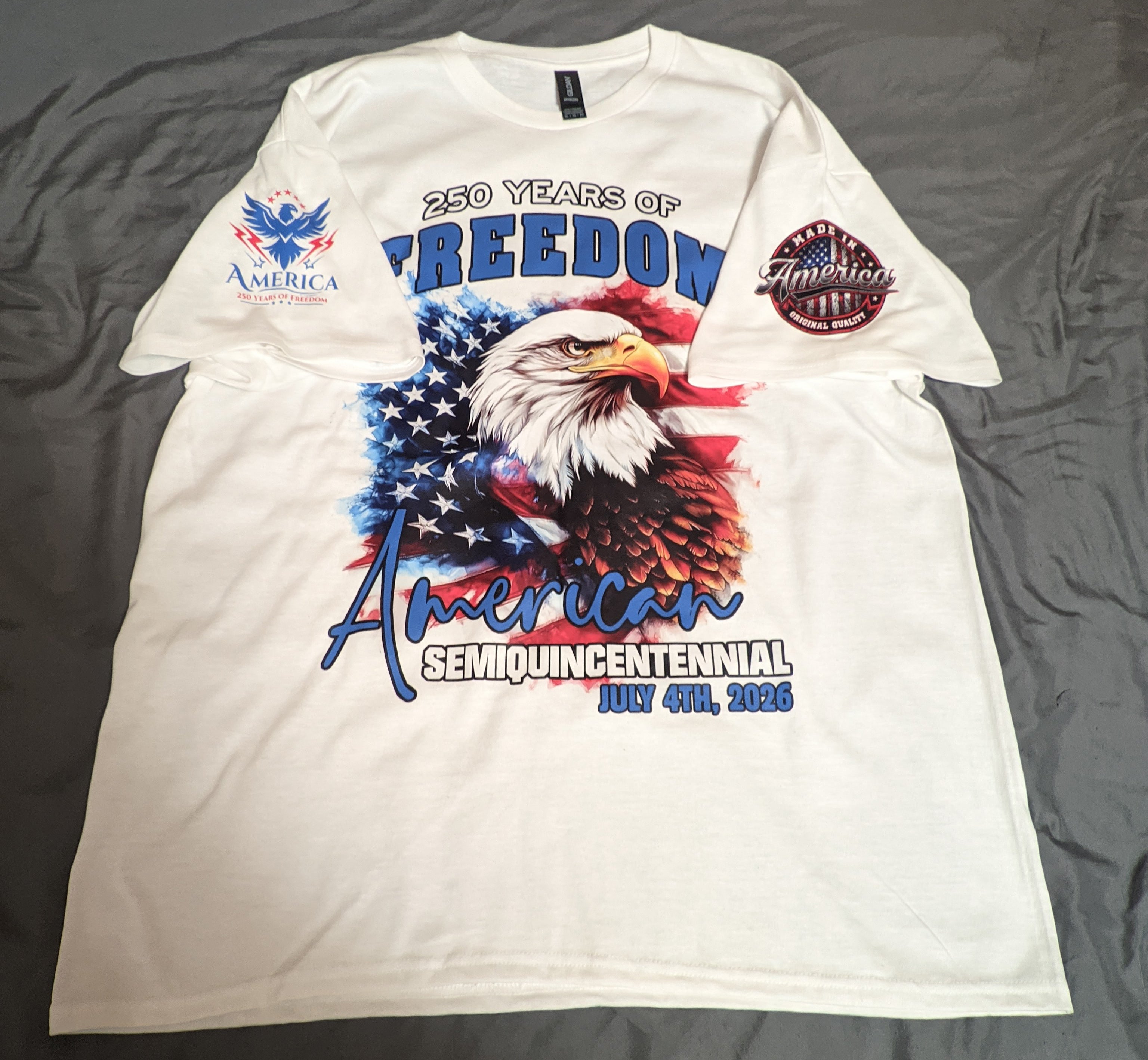 250 Years of Freedom – American Semiquincentennial T-Shirt