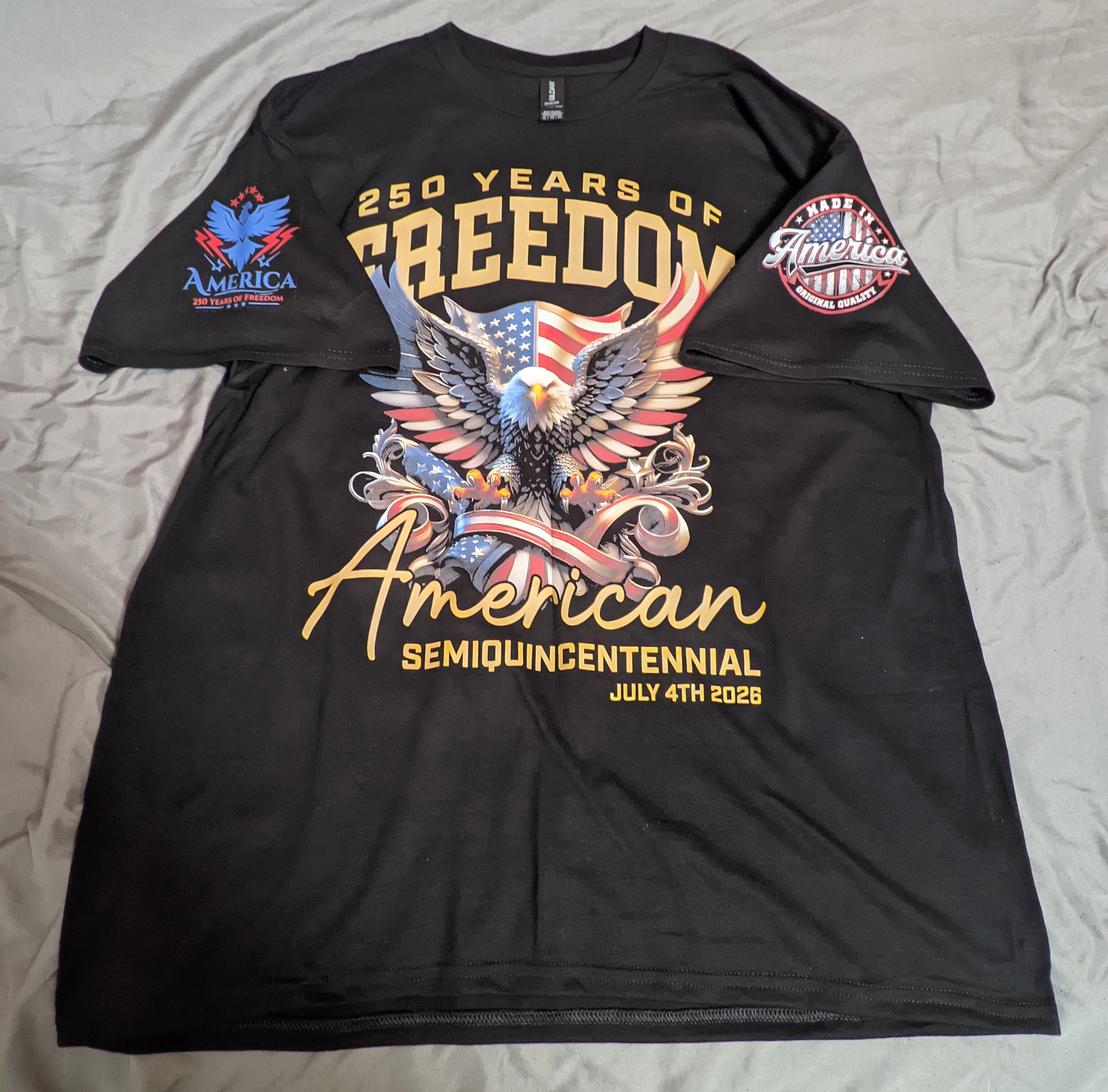 250 Years of Freedom - American Flying Eagle Semiquincentennial T-Shirt